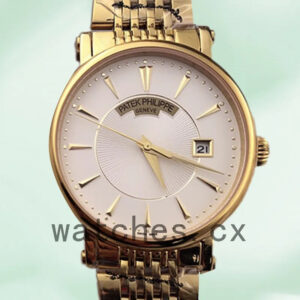 Patek Philippe Calatrava 40mm CalatravaWSB012 Men’s Bracelet White Dial Replica Watches