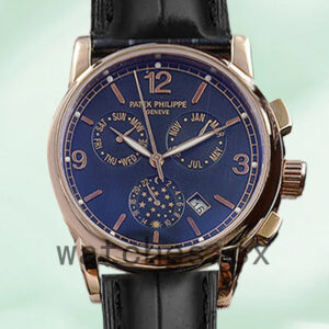 Patek Philippe Complications Men’s 40mm ComplicationsBLSL023 Automatic Leather Strap Replica Watches