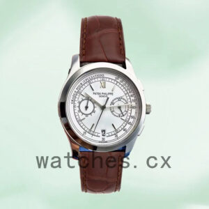 Patek Philippe Complications 40mm ComplicationsWSL026 Men’s Quartz Leather Strap Replica Watches