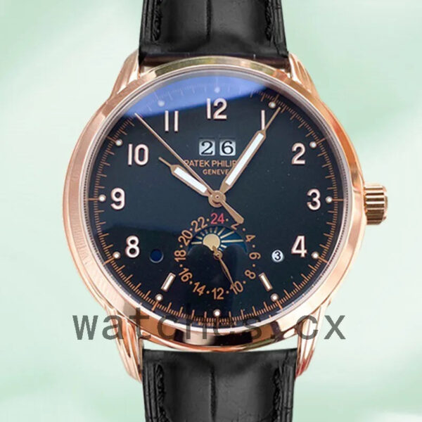 Patek Philippe Grand Complications Men’s GrandBKAL019 40mm Black Dial Replica Watches