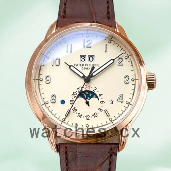 Patek Philippe Grand Complications Men’s GrandWAL018 40mm Leather Strap Replica Watches