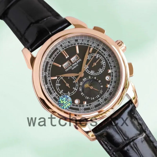 Patek Philippe Grand Complications 40mm Men’s REF.5970-1 Rose Gold-tone Replica Watches - Image 6