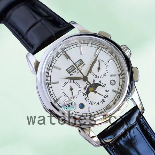 Patek Philippe Grand Complications Men’s REF.5970 40mm White Dial Automatic Replica Watches - Image 6