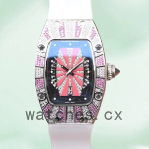 Richard Mille RM007 Around 31*46mm RM007-001 Ladies Rubber Band Replica Watches