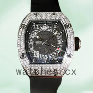 Richard Mille RM010 Men RM010-001 Around 50*42mm Rubber Band Replica Watches