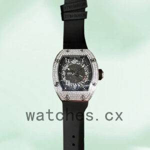Richard Mille RM010 Men RM010-001 Around 50*42mm Rubber Band Replica Watches