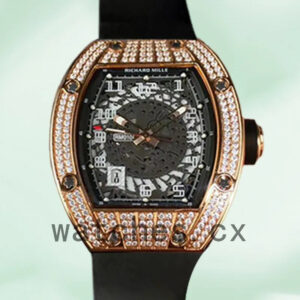 Richard Mille RM010 RM010-002 Around 50*42mm Men Rubber Band Replica Watches