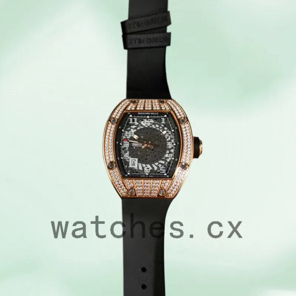 Richard Mille RM010 RM010-002 Around 50*42mm Men Rubber Band Replica Watches