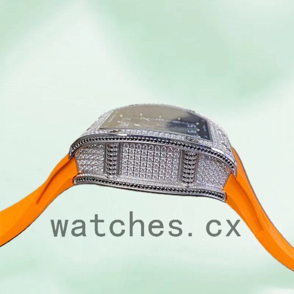 Richard Mille RM010 Around 50*42mm Men RM010-003 Rubber Band Replica Watches - Image 3