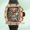Richard Mille RM011 Around 45mm RM011-021 Men Rose Gold-tone Replica Watches