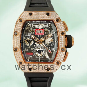 Richard Mille RM011 Around 45mm RM011-021 Men Rose Gold-tone Replica Watches