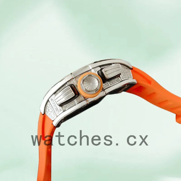 Richard Mille RM011 Men Around 45mm RM011-026 Rubber Band Mechanical Replica Watches - Image 3