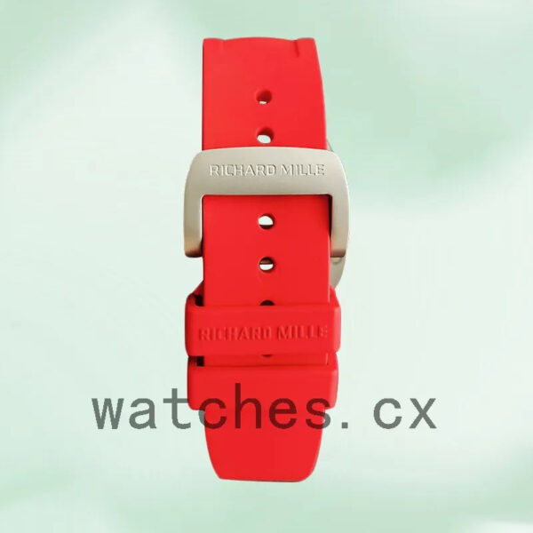 Richard Mille RM011 RM011-027 Men Around 45mm Transparent Dial Rubber Band Replica Watches - Image 3