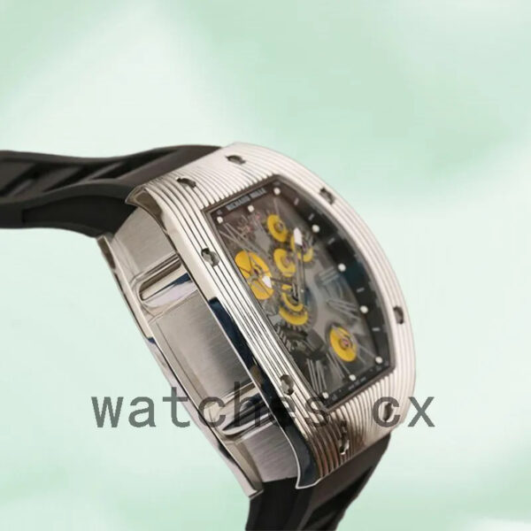 Richard Mille RM018 RM018-002 Around 48*39mm Men Transparent Dial Mechanical Replica Watches