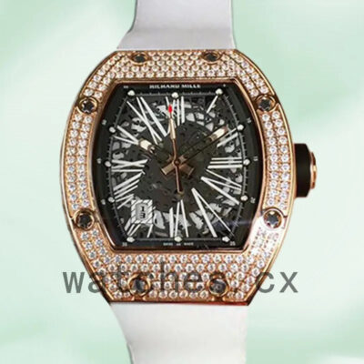 Richard Mille RM023 RM023-001 Around 50*42mm Men Rubber Band Replica Watches