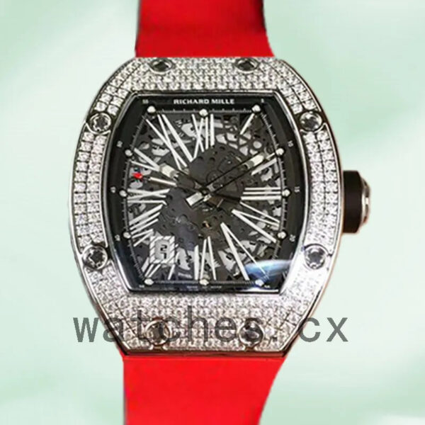 Richard Mille RM023 RM023-002 Men Around 50*42mm Rubber Band Replica Watches