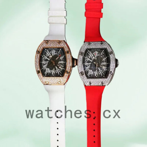 Richard Mille RM023 RM023-002 Men Around 50*42mm Rubber Band Replica Watches - Image 3