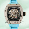 Richard Mille RM35 Around 48*40mm RM35-017 Men Silver-tone Replica Watches