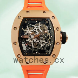 Richard Mille RM35 RM35-020 Around 48*40mm Men Mechanical Skeleton Dial Replica Watches