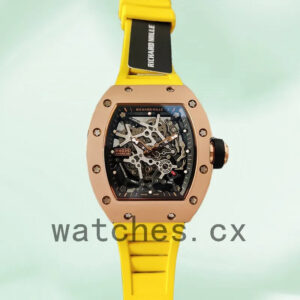 Richard Mille RM35 Around 48*40mm RM35-022 Men Skeleton Dial Mechanical Replica Watches