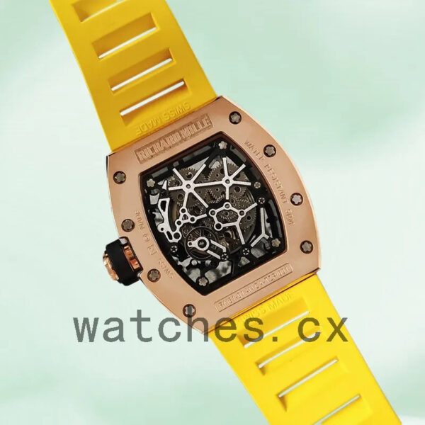 Richard Mille RM35 Around 48*40mm RM35-022 Men Skeleton Dial Mechanical Replica Watches - Image 4