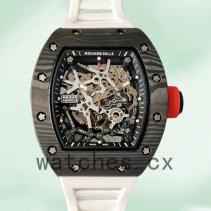 Richard Mille RM35 Around 48*40mm RM35-031 Men Rubber Band Mechanical Replica Watches