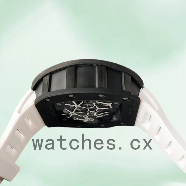 Richard Mille RM35 Around 48*40mm RM35-031 Men Rubber Band Mechanical Replica Watches - Image 3