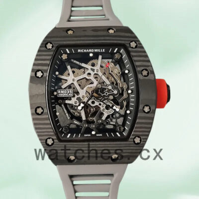 Richard Mille RM35 Around 48*40mm RM35-032 Men Skeleton Dial Replica Watches