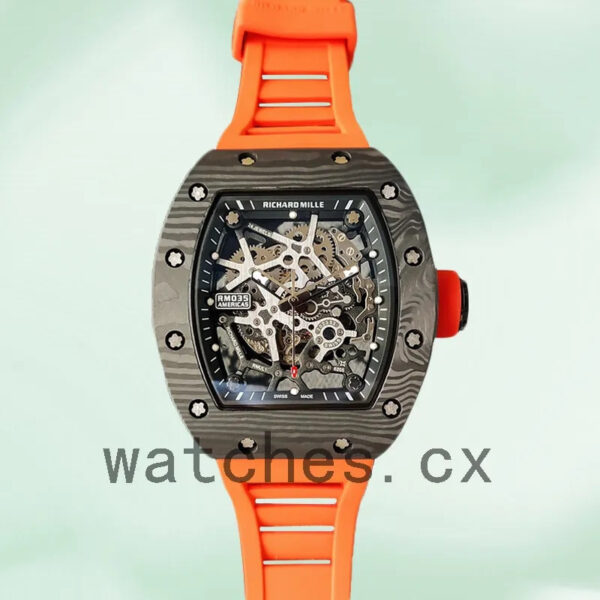 Richard Mille RM35 Around 48*40mm RM35-032 Men Skeleton Dial Replica Watches - Image 3