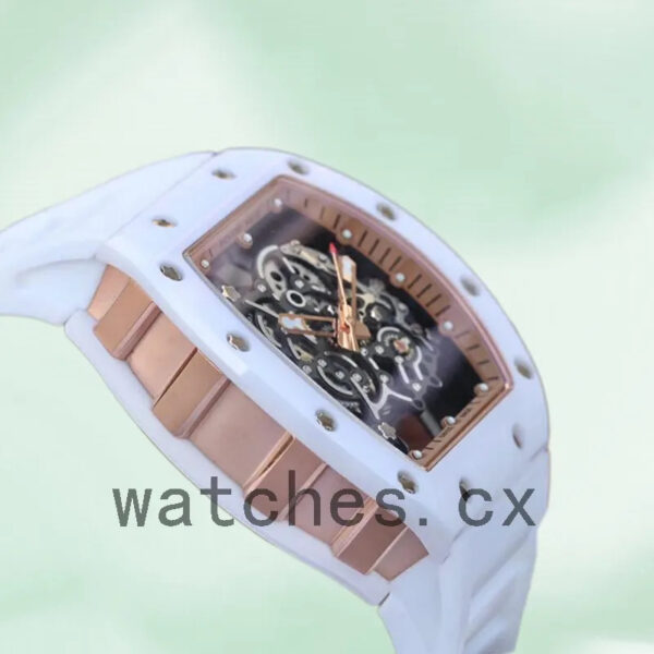 Richard Mille RM055 Around 50*42mm Men RM055-006 Mechanical Transparent Dial Replica Watches - Image 3