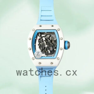 Richard Mille RM055 RM055-010 Around 50*43mm Men Rubber Band Mechanical Replica Watches