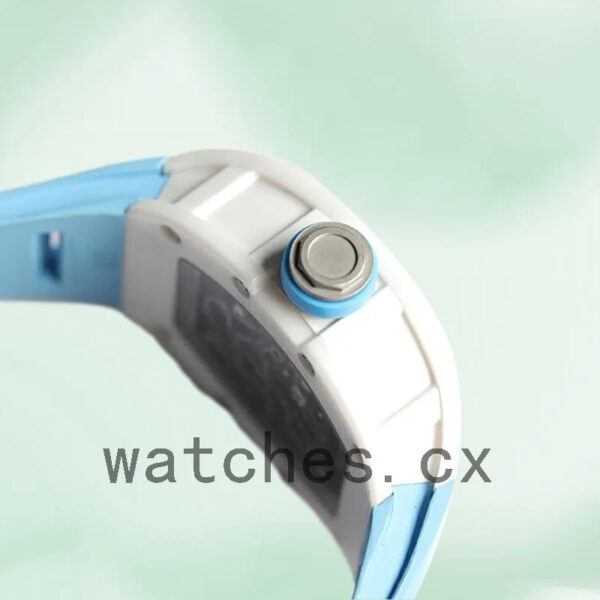 Richard Mille RM055 RM055-010 Around 50*43mm Men Rubber Band Mechanical Replica Watches - Image 3