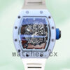 Richard Mille RM055 Around 50*43mm RM055-016 Men Transparent Dial Replica Watches