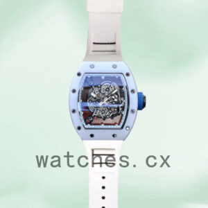 Richard Mille RM055 Around 50*43mm RM055-016 Men Transparent Dial Replica Watches