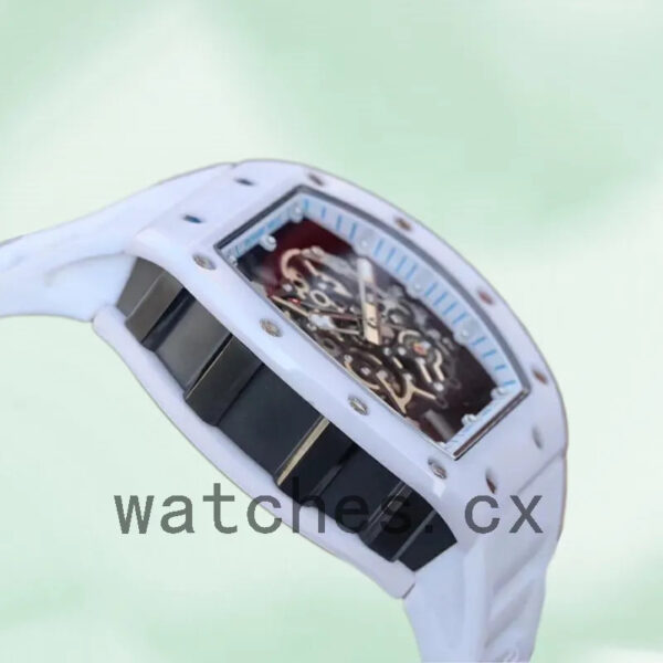 Richard Mille RM055 Around 50*43mm RM055-016 Men Transparent Dial Replica Watches