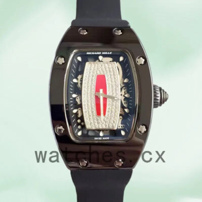 Richard Mille RM07-01 RM07-01-002 Ladies Around 31*45mm Automatic Red With Diamonds Dial Replica Watches