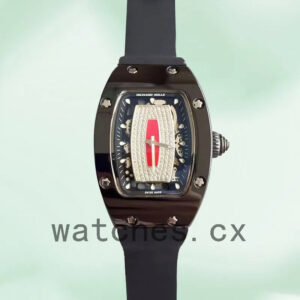 Richard Mille RM07-01 RM07-01-002 Ladies Around 31*45mm Automatic Red With Diamonds Dial Replica Watches