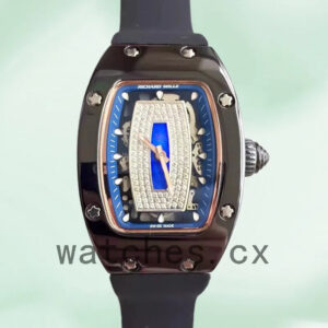 Richard Mille RM07-01 Ladies RM07-01-003 Around 31*45mm Blue With Diamonds Dial Replica Watches