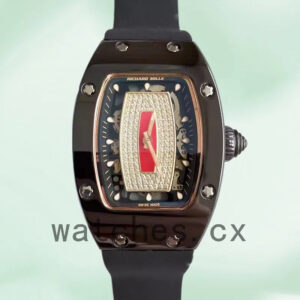 Richard Mille RM07-01 Ladies Around 31*45mm RM07-01-005 Black Rubber Band Replica Watches