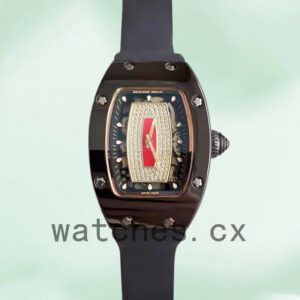 Richard Mille RM07-01 Ladies Around 31*45mm RM07-01-005 Black Rubber Band Replica Watches