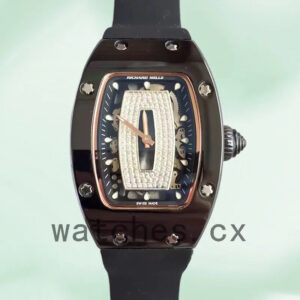 Richard Mille RM07-01 RM07-01-006 Ladies Around 31*45mm Black With Diamonds Dial Replica Watches