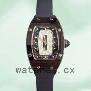 Richard Mille RM07-01 RM07-01-006 Ladies Around 31*45mm Black With Diamonds Dial Replica Watches
