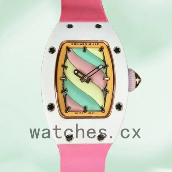 Richard Mille RM07-03 Around 31*45mm Ladies RM07-03-002 Candy Dial Replica Watches