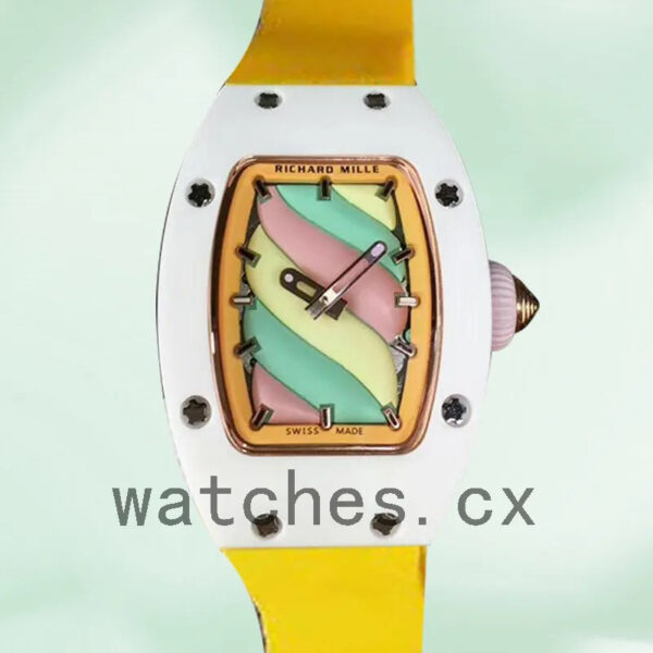 Richard Mille RM07-03 Around 31*45mm Ladies RM07-03-002 Candy Dial Replica Watches - Image 4