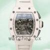 Richard Mille RM011 RM011-006 Around 50*40mm Men Automatic White Replica Watches