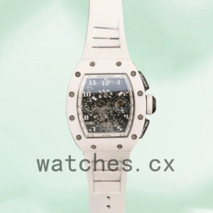 Richard Mille RM011 RM011-006 Around 50*40mm Men Automatic White Replica Watches
