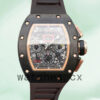 Richard Mille RM011 Around 50*40mm RM011-010 Men Black Replica Watches