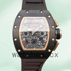 Richard Mille RM011 Around 50*40mm RM011-010 Men Black Replica Watches