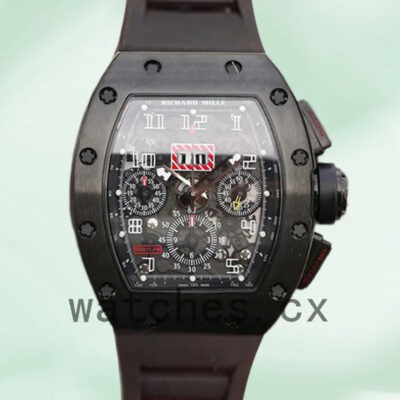 Richard Mille RM011 Men Around 50*42mm RM011-014 Automatic Black Replica Watches