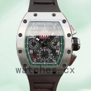Richard Mille RM011 RM011-016 Men Around 50*42mm Silver Replica Watches